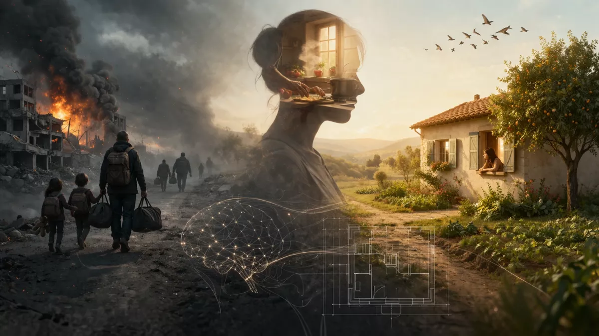 Quand la guerre vous arrache à votre maison